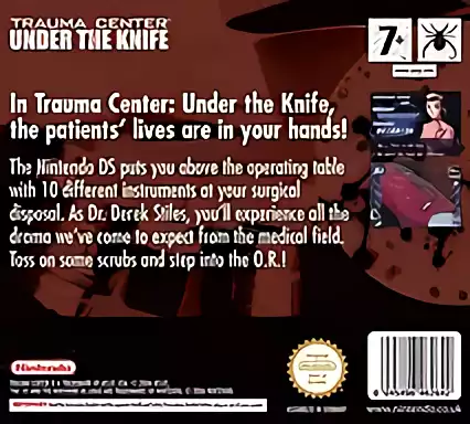 Image n° 2 - boxback : Trauma Center - Under the Knife